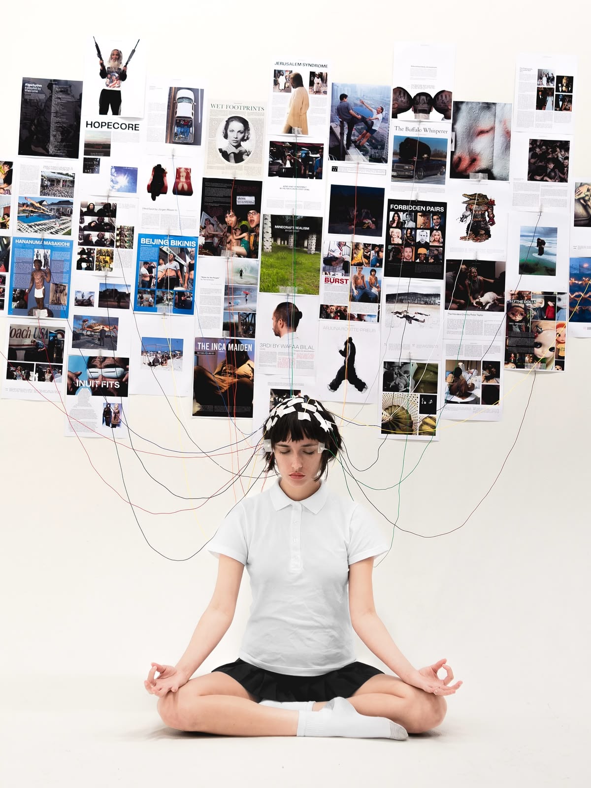 Studio archive wall